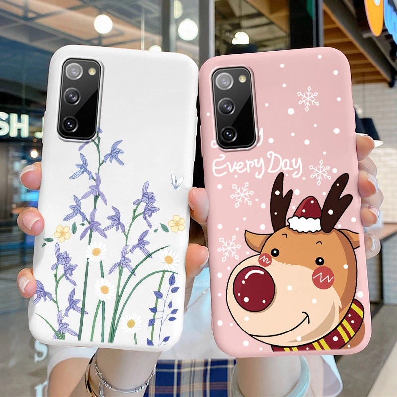 Per Samsung Galaxy A81 A30S A50S A50 A70 S20 Plus FE Ultra Nota 20 Ultra 20 10 Pro 10 Lite 4G Fiori Piante Custodia trasparente per telefono