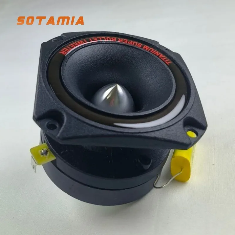 Sotamia 1 pçs 3 Polegada alto-falante tweeter de alta potência 8 ohm 300w 70 magnético alta fidelidade música agudos alto-falante filme alumínio potência alto-falante