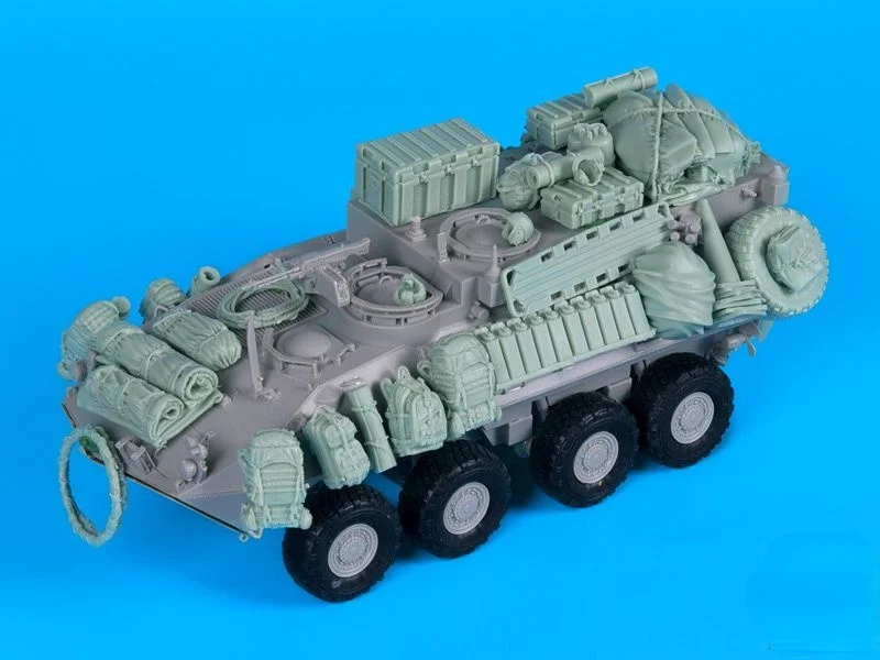 1/35 Scale Die-cast Resin Drawing LAV C 2 Accessories Set Accessories Set Model Assembly Kit Unpainted