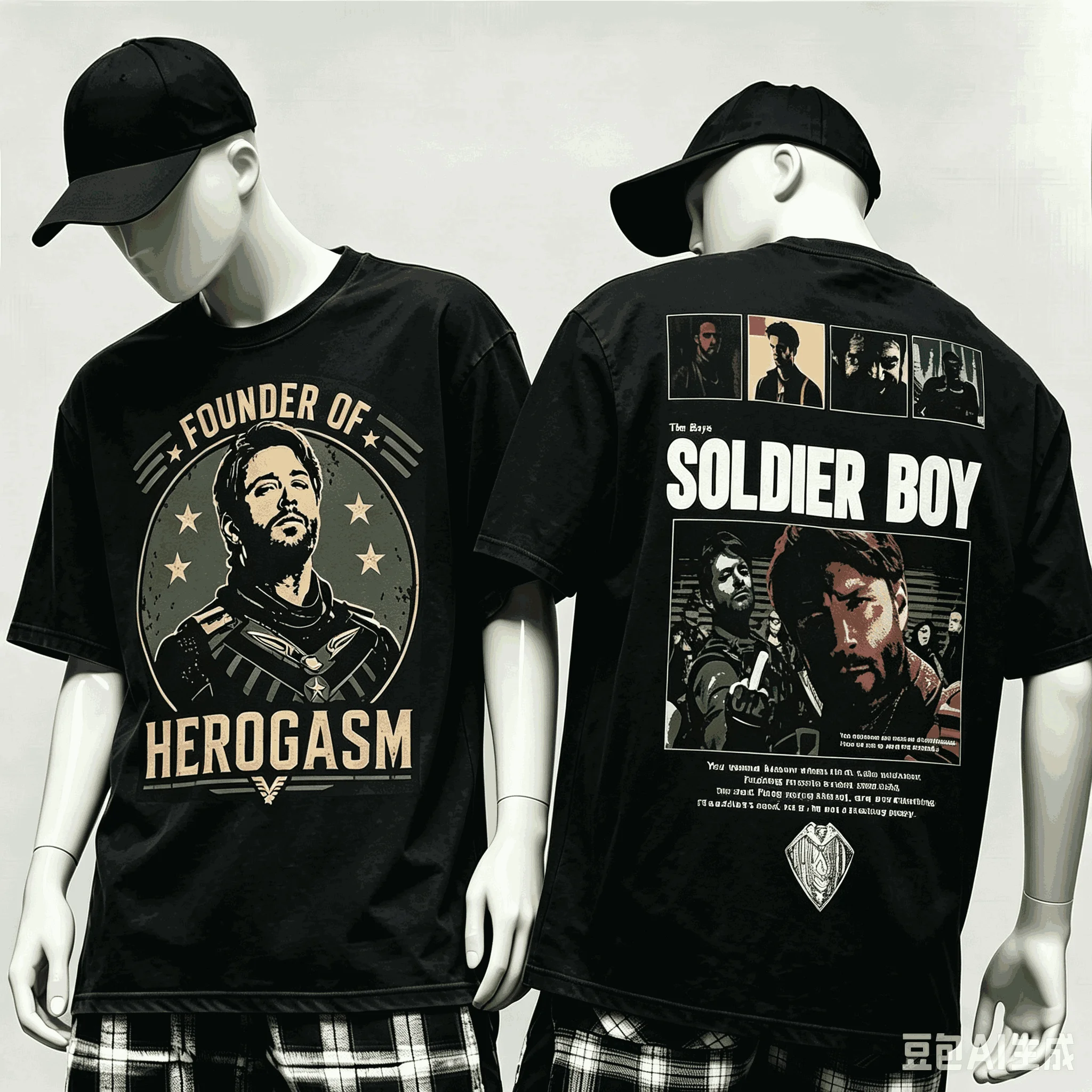 เสื้อยืดลาย The Boys Soldier B - Street Fashion Loverboy บทวิจารณ์และราคา