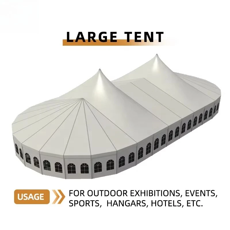 Aluminum European Spire Exhibition Tent-Durable Waterproof Washable Custom Color