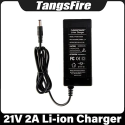 21V 2A Smart Li-ion Battery Charger 5Series For 18V Electric Drill Polymer Lithium Battery Charger DC High Quality Power Adapter