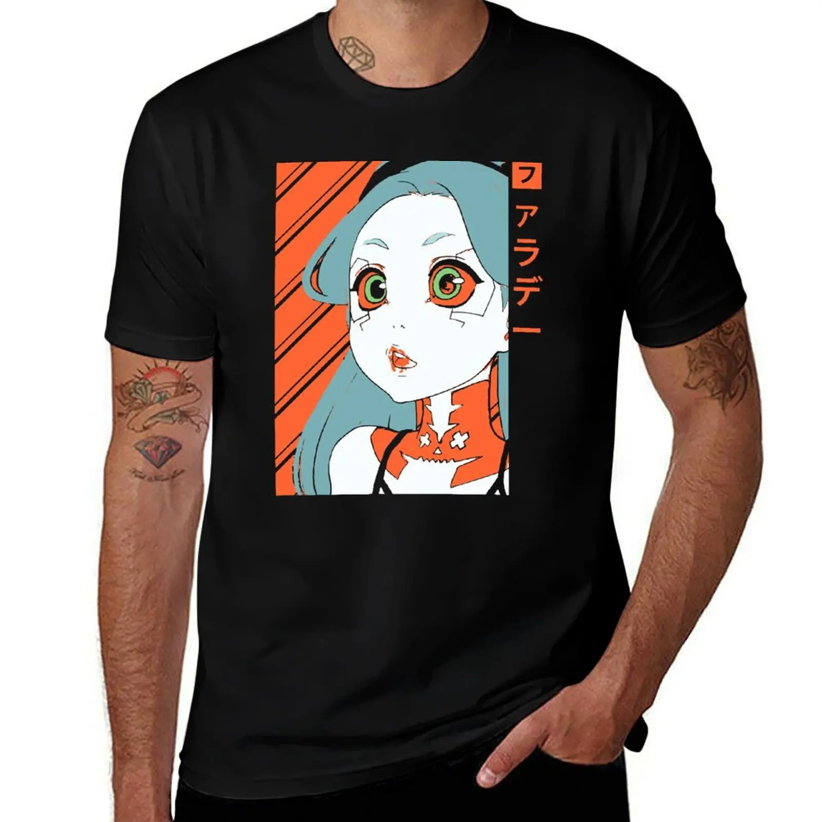 

Edgerunners Cyberpunk vintage Girl oversize man for T-Shirt graphic t anime shirts t shirts Rebecca