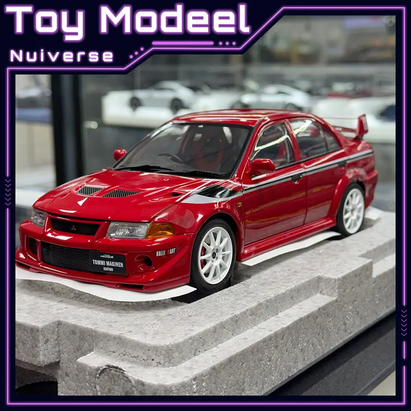 MOTORHELIX 1:18 Mitsubishi Lancer Evo 6.5 Tommi Makinen Diecast Car Model Simulation Alloy Collectible Vehicle Toy Perfect Gift