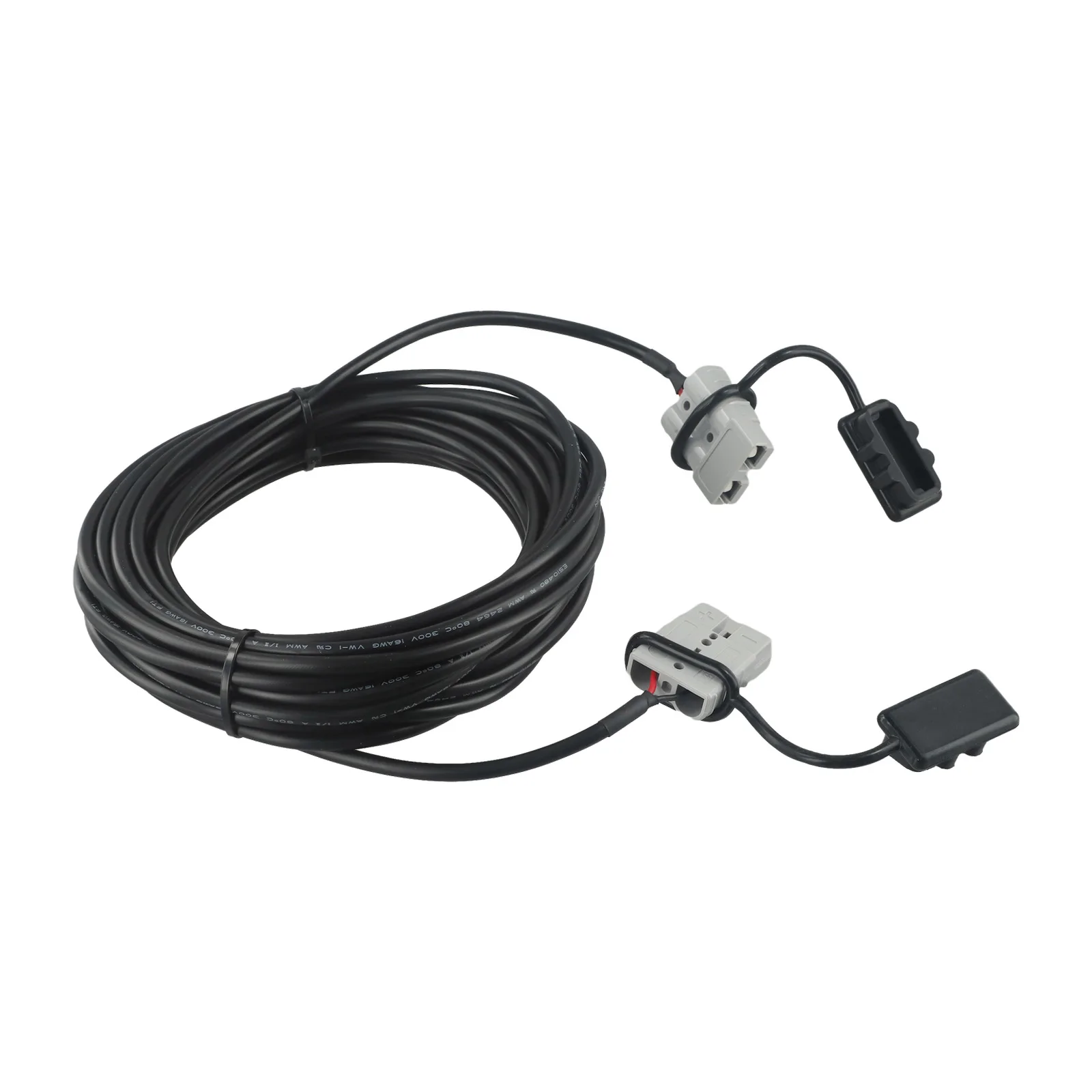 

Удлинительный провод 10 м, разъем для солнечных батарей 12 В, рабочая температура от -20 до 105°C, номинальный ток 16-32 А, разъем 48x37x16 мм.