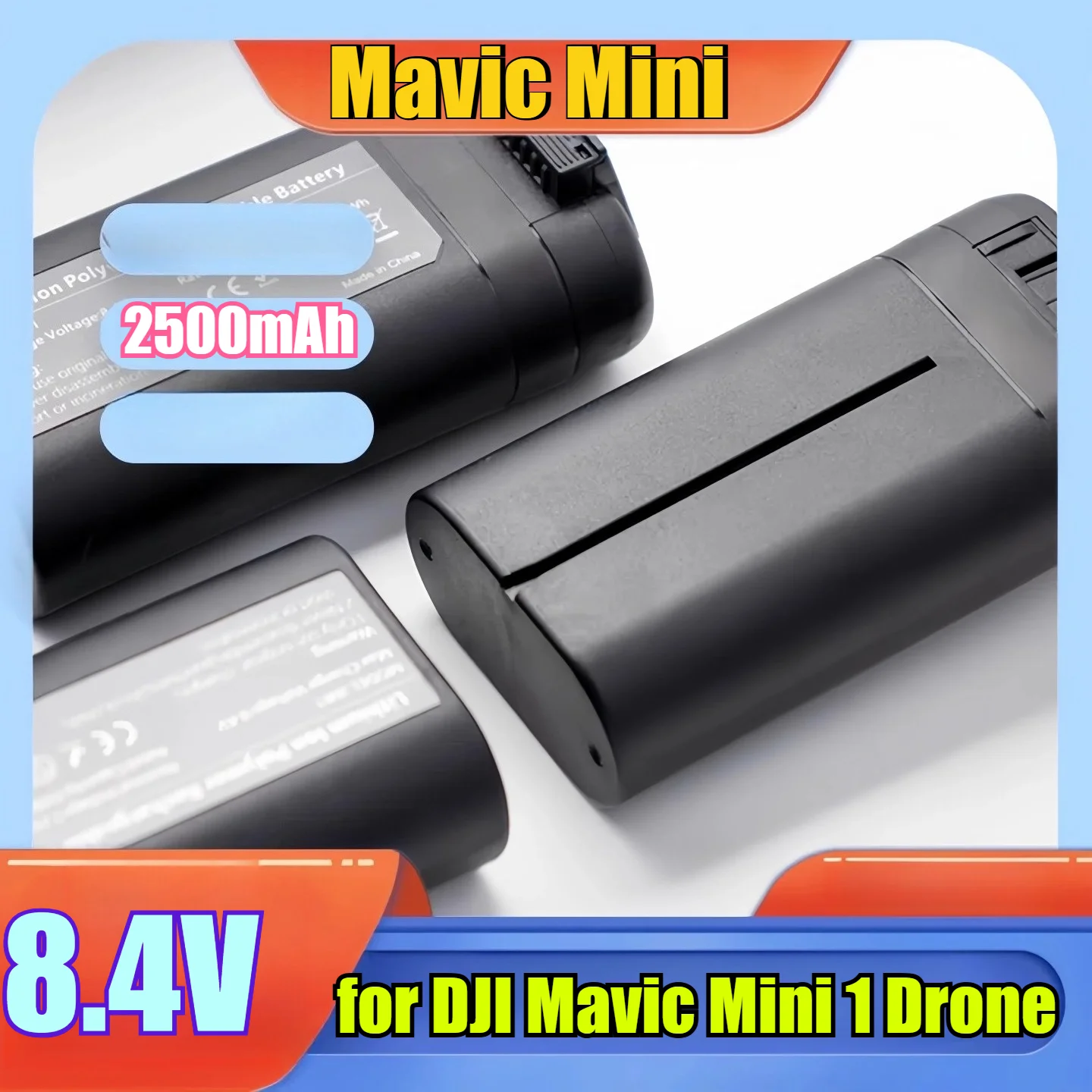 

2500mAh Mini 1 Extended Battery High Capacity Li-ion Power Pack for DJI Mavic Mini 1 Drone Replacement 2500mah Long Flight Time