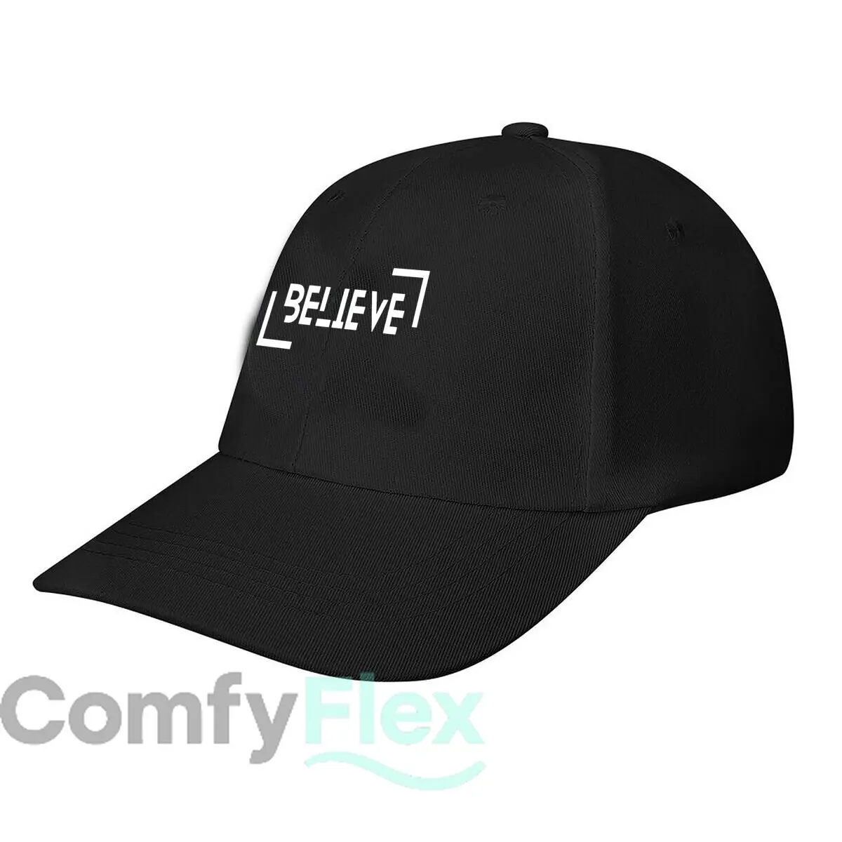 Inspirational BELIEVE Vinyl Wall Decal Home Decor Baseball Cap Fashion Men Sunhat Women's Outdoor Sports Snapback Cap