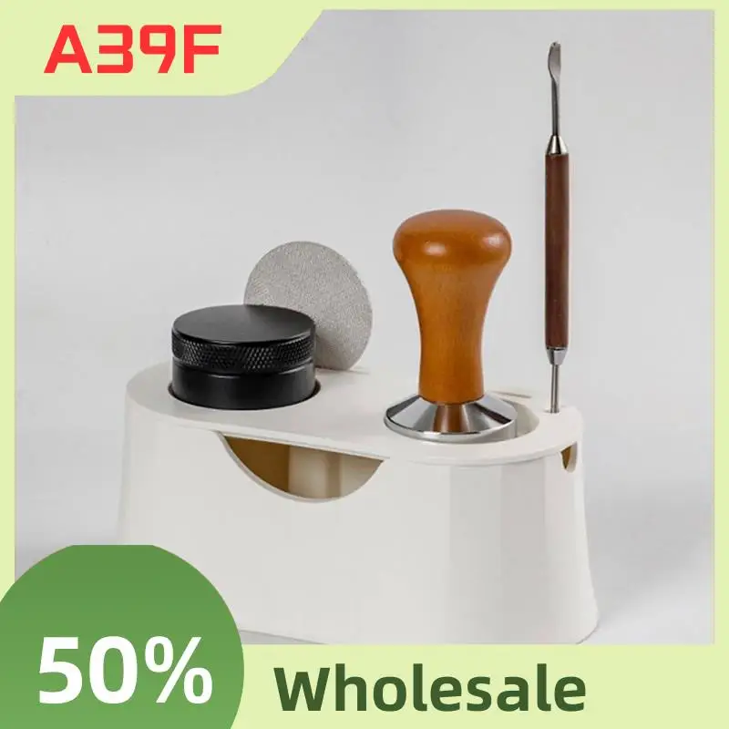 

A39F Top Coffee Tamper Stand And Portafilter Holder, Espresso Tamper Mat Stand, Espresso Machine Accessories