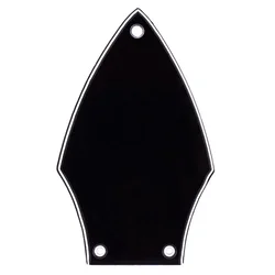 Protective Black Cover With Detailed Size Specifications For Electric Bass Guitar Neck And Head Adjustment Lever