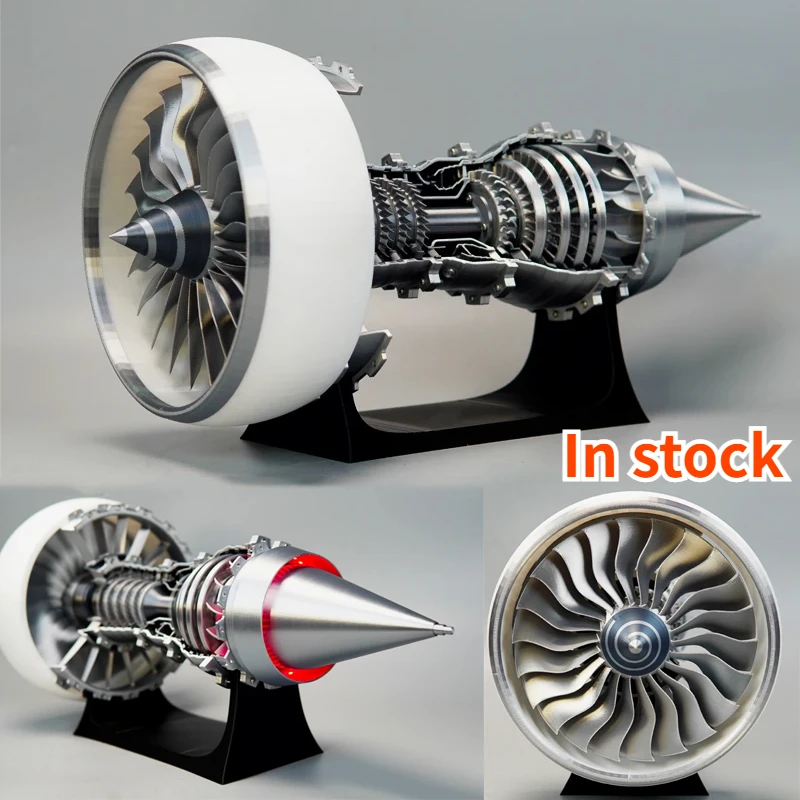 

25cm TR-900 Aviation Turbofan Engine Assembled Aircraft Power Engine Model Science Experiment Boutique Model Small Toy Gift