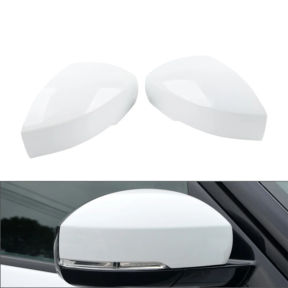 1Pcs Rearview Mirror Cap Side Rearview Cover ABS White For Land Rover Range Rover Sport Discovery 4 5 LR4 14RSMC-B-R VPLGB0073