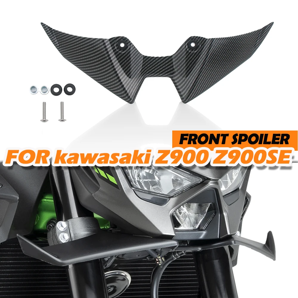 Spoiler anteriore per Kawasaki Z900 Z 900 SE Z900SE 2025 Labbro anteriore Downforce Aerodinamica Carenatura Winglet Kit Accessori moto