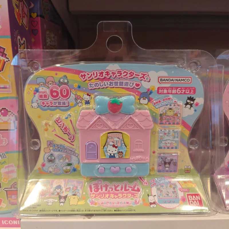 

В наличии натуральная Bandai & Sanrio Hello Kitty Kuromi Tamagotchi Pet Machine интерактивная коллекционная игрушка в стиле аниме подарок на день рождения для девочки