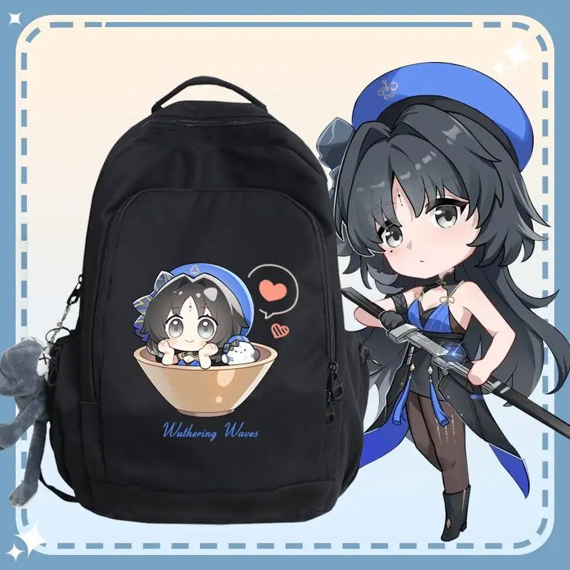 Mingchao Game Encore Yangyang Long Li Q Version Emoji Pack Anime Peripheral Backpack For Men And Women JL Anime