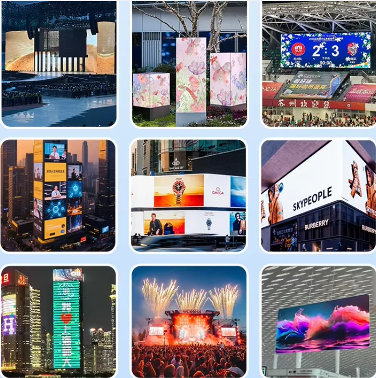 RGB 7680Hz Die-cast Aluminum Rental LED Display P2.6 P2.9 P3.9 Outdoor Modular Video Wall Screen for Stage Event Advertising