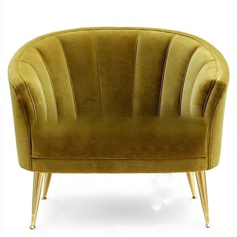 

American single sofa furniture living room simple fabric soft bag double three sofa combination casual sofa chair