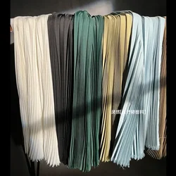 Pleated Fabric Twill Fcloth Texture for Dress Spring Autumn Clothing Wholesale Cloth Diy Apparel Sewing Pure Polyester Material