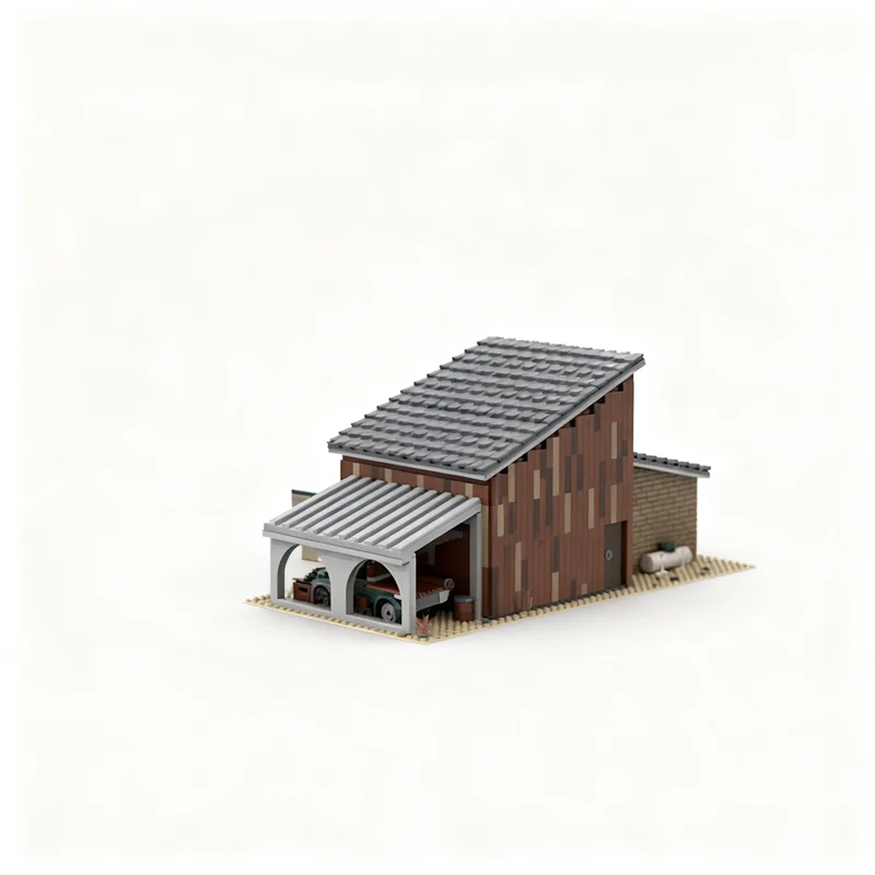 3871pcs MOC Modular Buildings Heather Gems Factory Model Building Blocks Christmas Gift Construction Education Art Brick Display