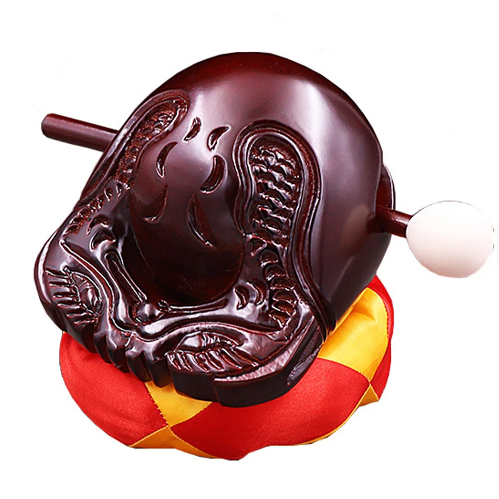 

1Set Buddhist Percussion Wooden Knocker Mallet Premium Woodblock for Meditation Temple Educational Musical Instrument