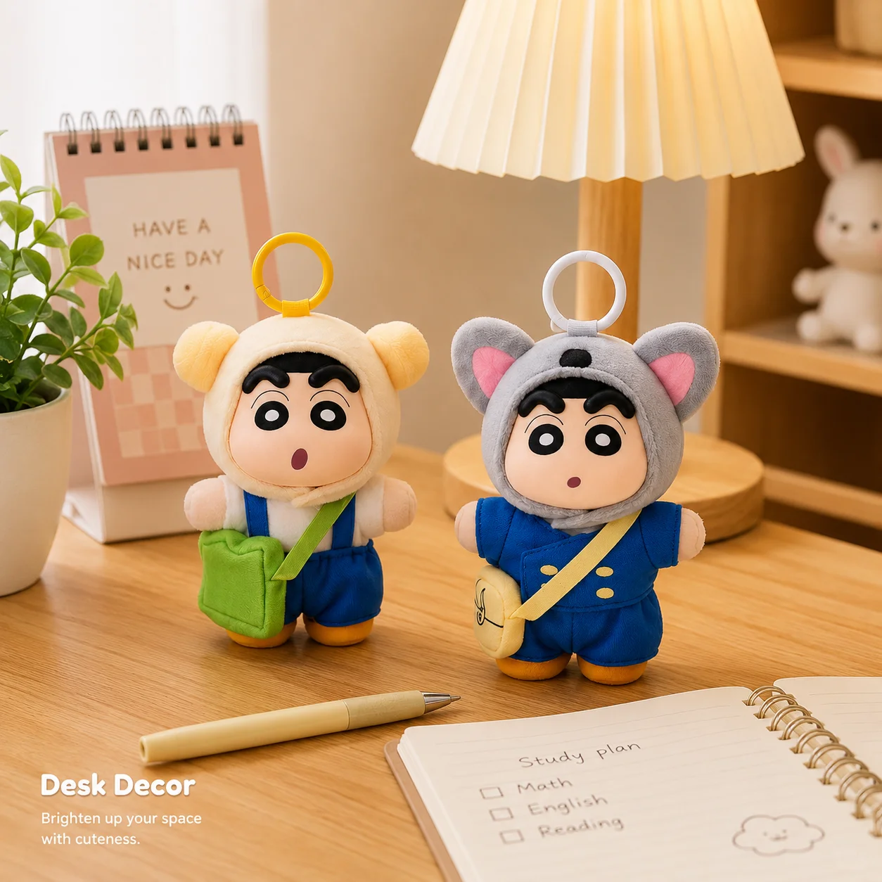 Crayon Shinchan Cute Travel Plush Keychain Blind Box Pendant Cartoon Bag Charm Collectible Toy