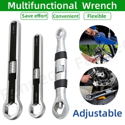 23 In 1 Universal Wrench Multi-Function Adjustable Spanner 7-19mm Rotate Double End Flexible Hand Tool for Car Repair