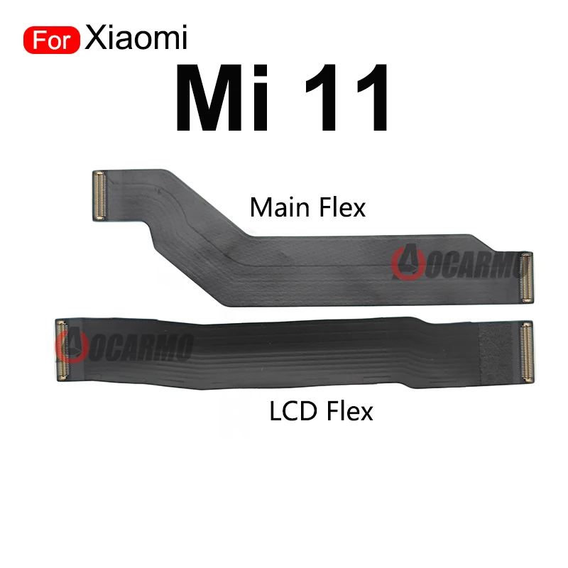 For Xiaomi 11 Mi11 Main Motherboard Connection LCD Flex + USB Charging Dock Charger Port With Sim Reader Flex Cable