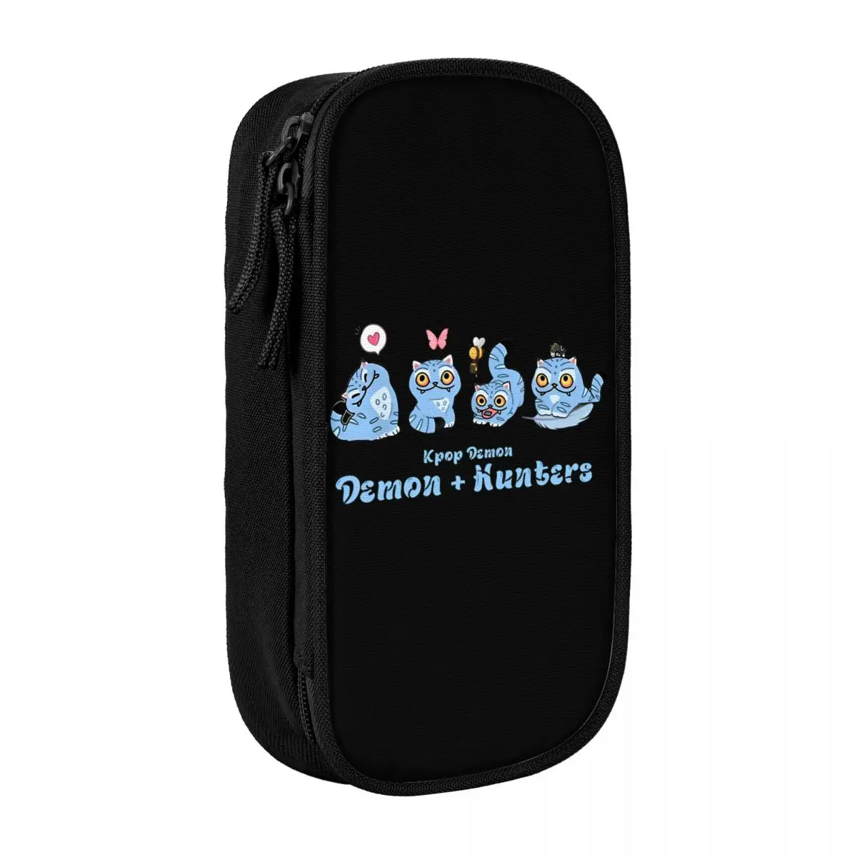 

Demon Hunters Animation Pencil Case Huntrix Music School Pencil Cases Canvas Boy Girl Kawaii Big Pen Box School Stationery