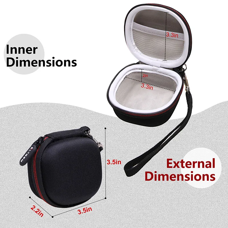 LTGEM EVA Hard Case for NEW Bose QuietComfort Earbuds II Protective Carrying Storage Bag