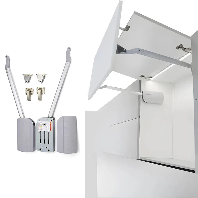 

Bifold Support Arm System Furniture Flap Hinge Hydraulic Soft Close Strut Down Adjustable Cabinet Closet Doors Lid Stay Hardware