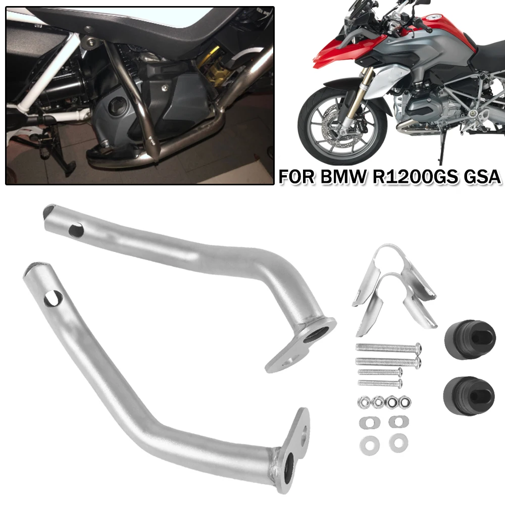 

Motorcycle Extensions Lower Crash Bar Engine Guard Bumper Protector For BMW R 1200GS R1200GS Adventure 2013 2014-2016 R1200 GSA