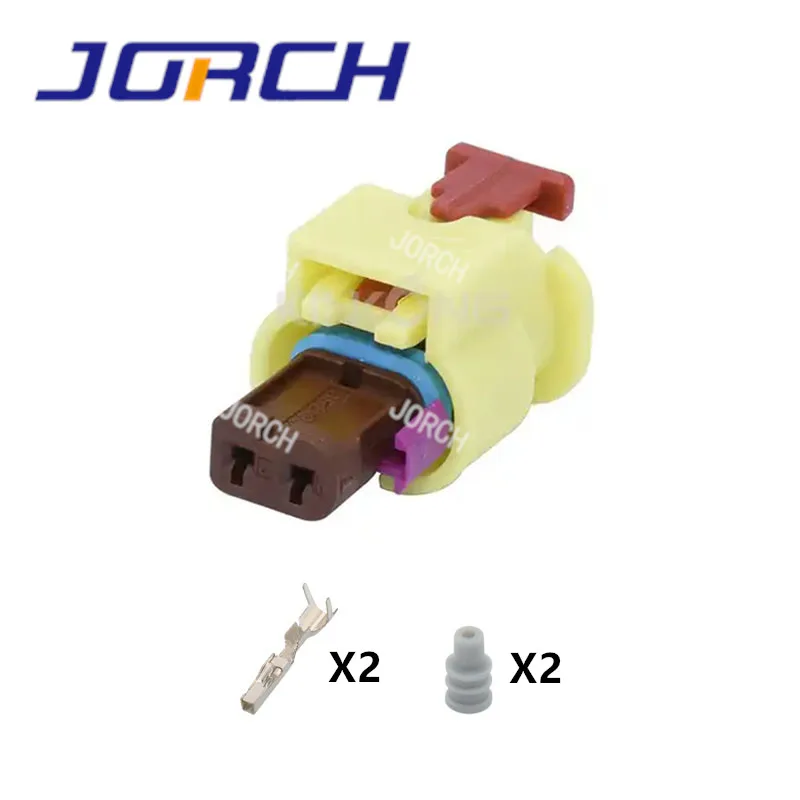2 pole 5K0973323 Suitable for Golf Lingdu side collision sensor fuel injector connector