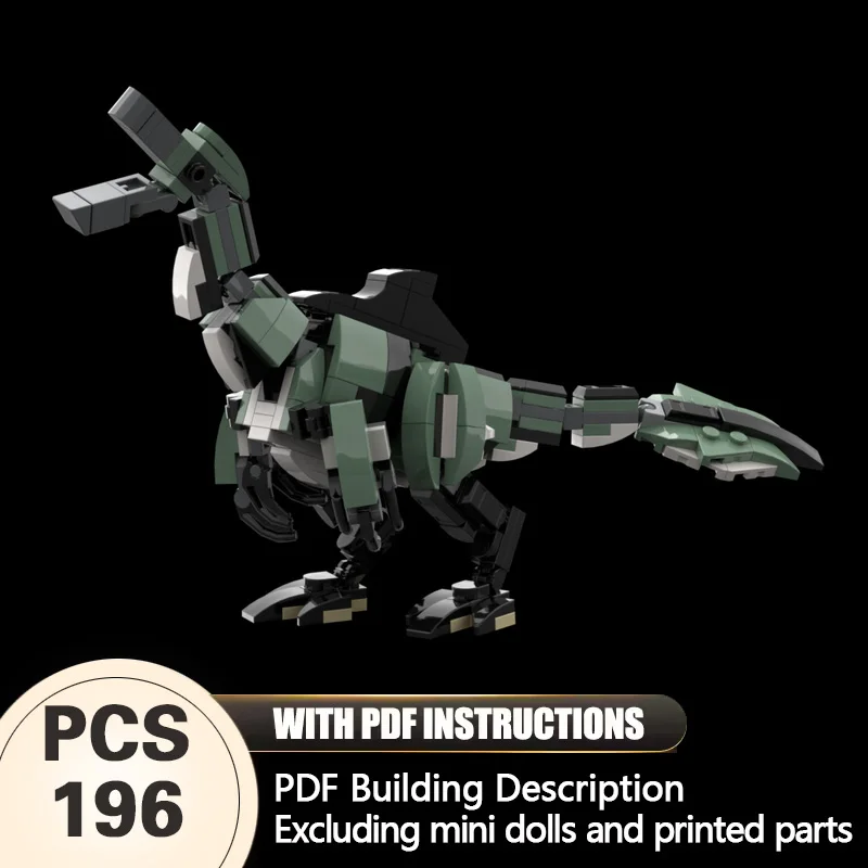 

Creators Animal Series Model MOC Building Bricks Deinocheirus‌ Modular Technology Gifts Holiday Assemble Children Toys Suit