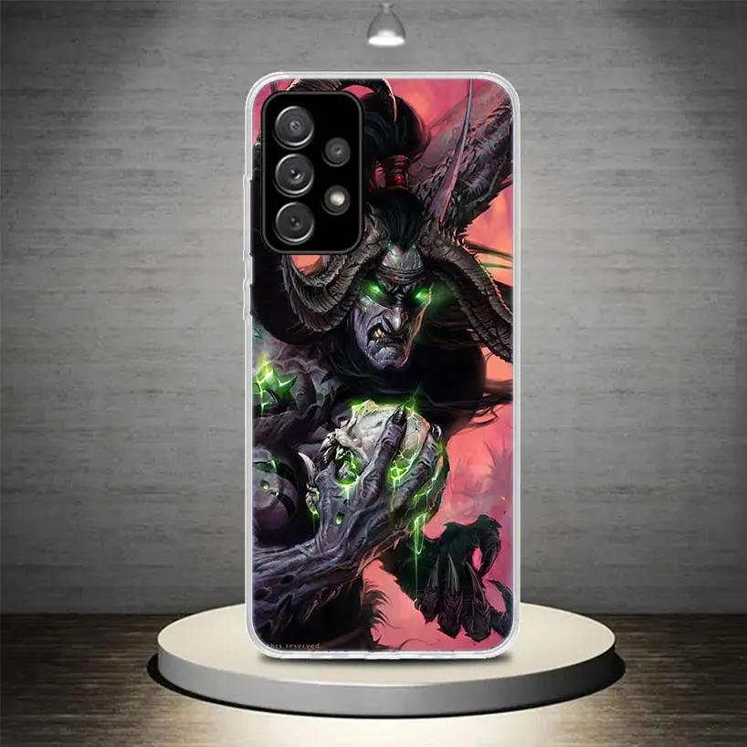 W-World Of W-Warcraft W-Wow Phone Case Fundas For Samsung Galaxy A51 A50S A71 A70 A41 A40 A31 A30S A21S A20E A11 A10S A01 A6 A7