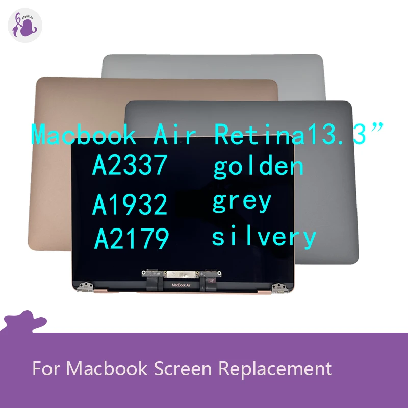 

New Laptop A2337 A1932 A2179 LCD Display Assembly Silver Space Gray 2020 EMC 3578 for Macbook Air 13.3 "