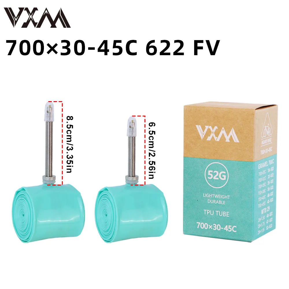 TPU Road Bicycle Inner Tube 700c French Valve Ultralight Bike Tire for Mountain Gravel Cycling 700C 700 30 32 35 38 40 45 C view 6