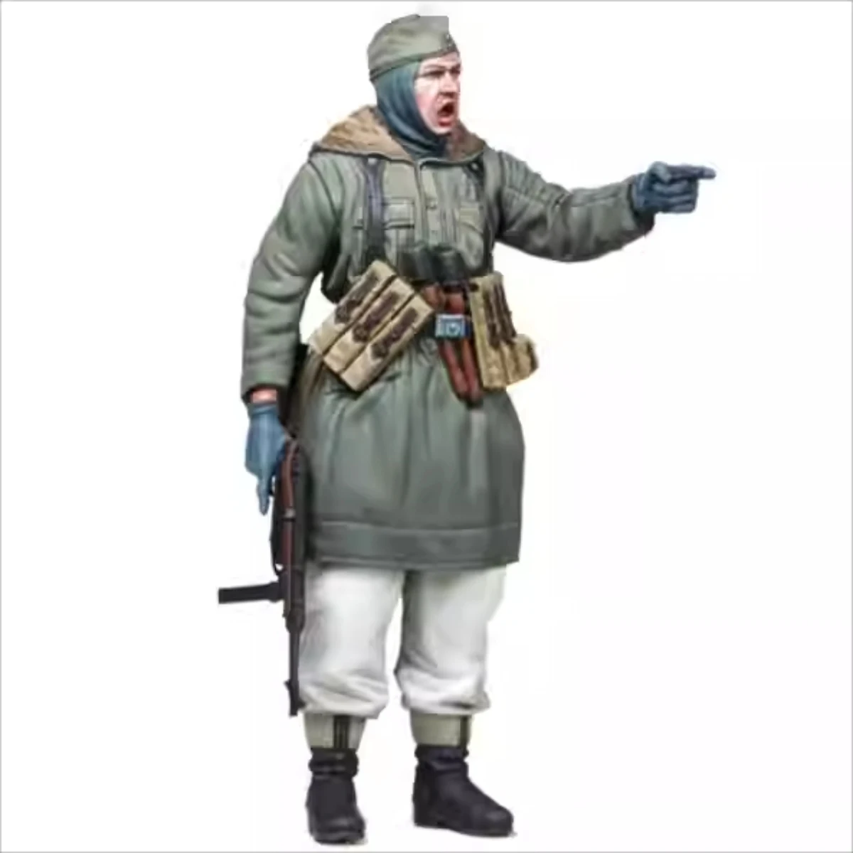 Kit de figurines en résine non peintes, thème militaire, infanterie d'hiver allemande non assemblée et non peinte GK, 1/16, 949R