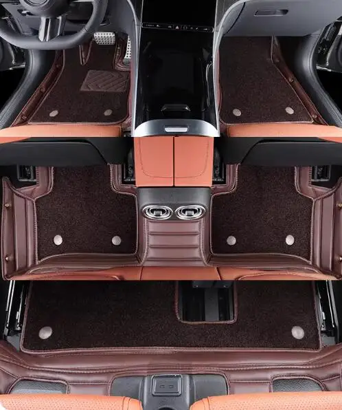 

Индивидуальные автомобильные коврики для Nissan X-Trail T33 (7 мест, 2022-2026 гг.), высококачественные двухслойные ковры для X-Trail 2025 года