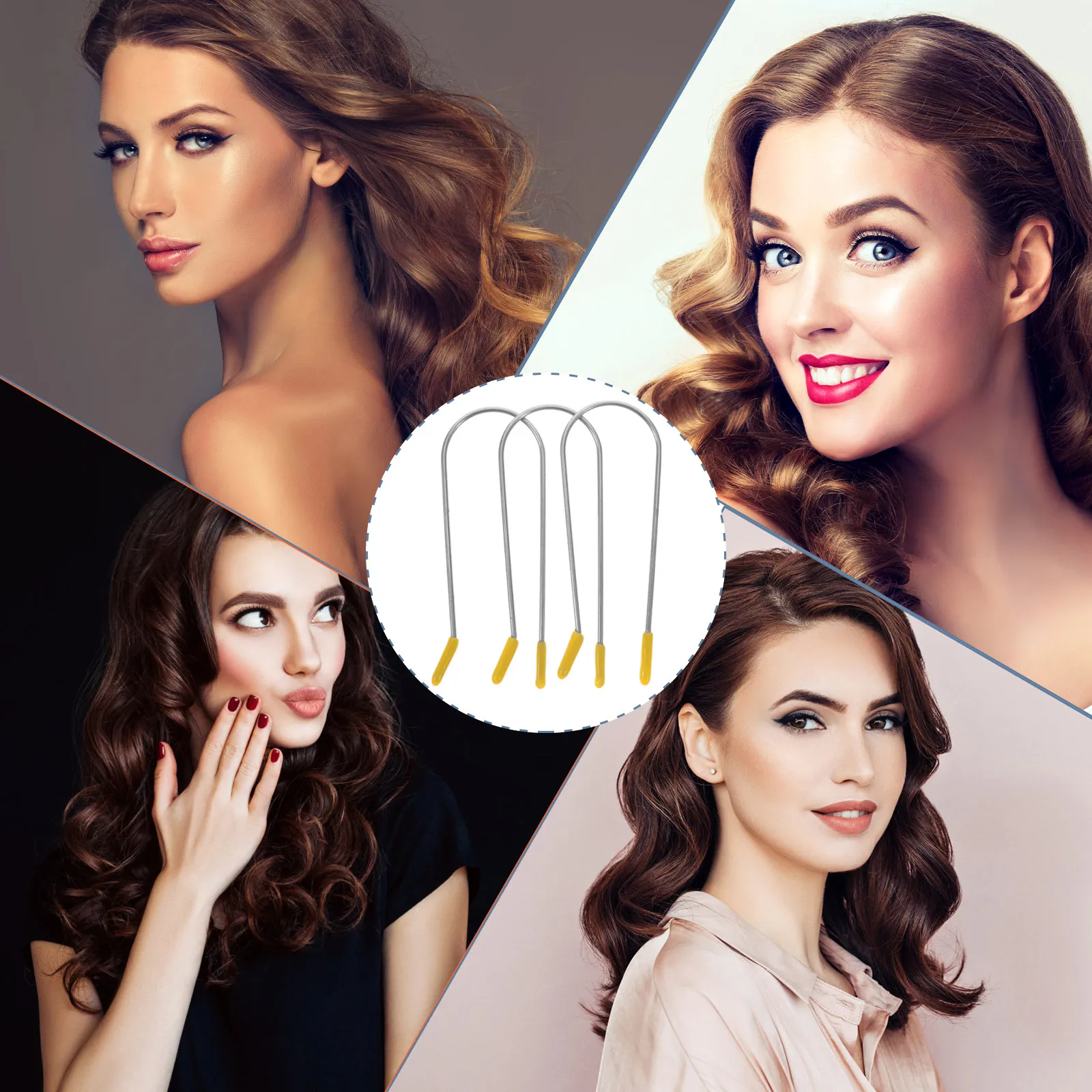 

16Pcs Electric Hot Roller Clips Premium Hot Curler Clamp Replacement Securing Pin for Hair Styling Roller Jaw Clamps