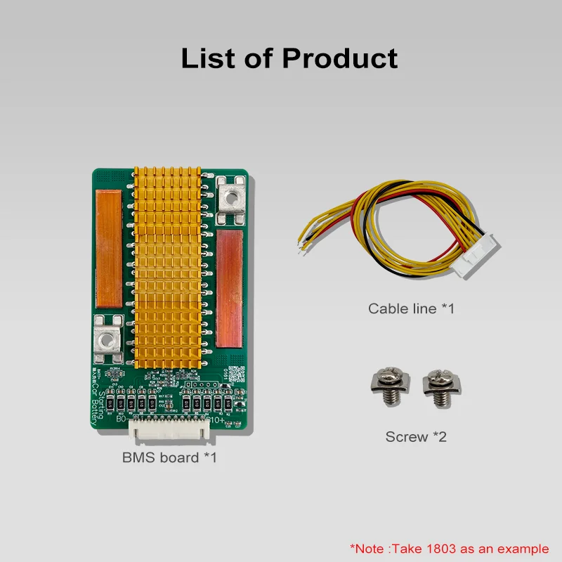 Запуск автомобиля BMS LTO 4S 5S 6S 7S 8S 9S 10S 80A 100A 2.3V 2.4V 1000A Пиковая плата защиты литий-титаната батареи со сбалансированной