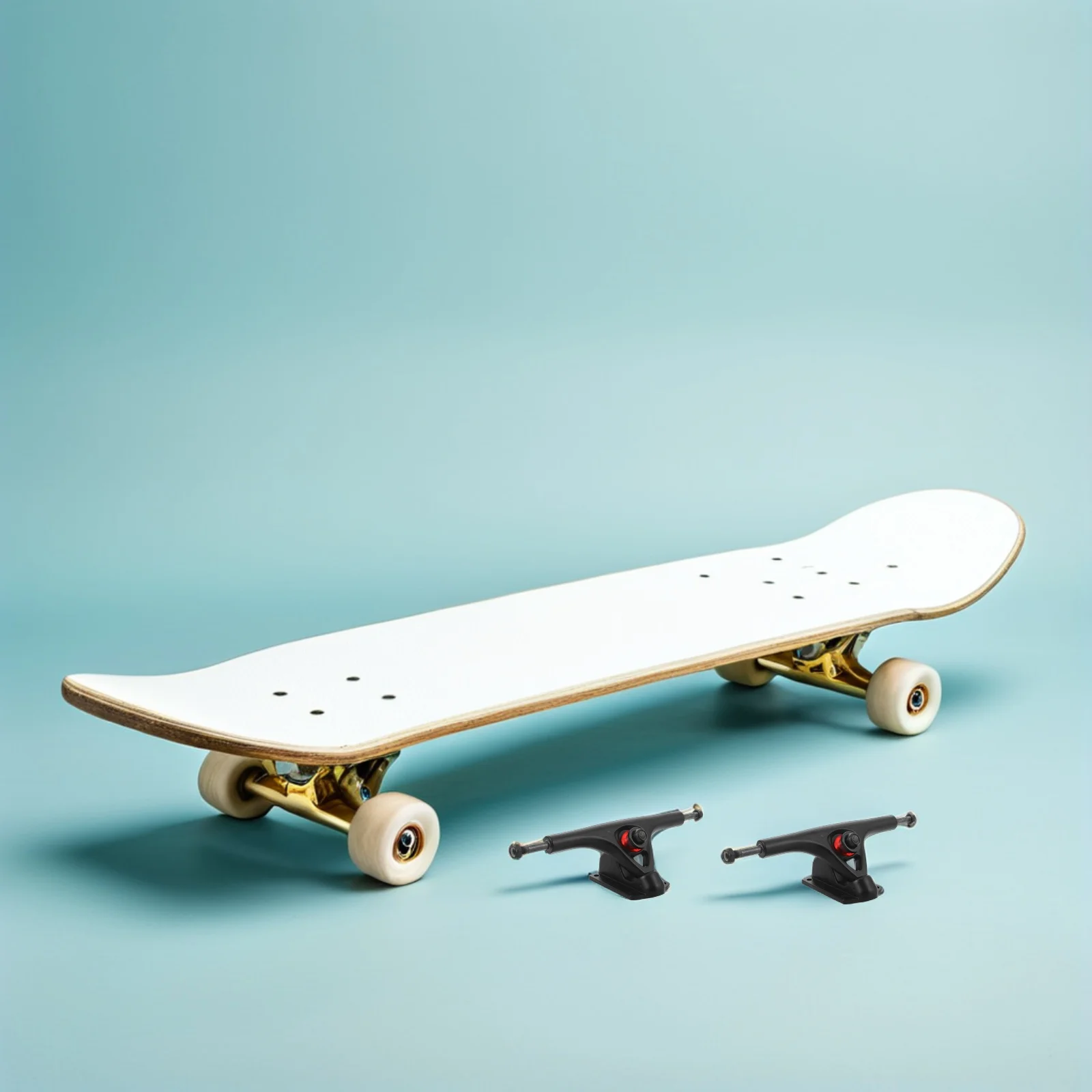 دعامة عجلة لوح التزلج ذات جودة عالية بديلة لأجزاء لوح التزلج وثبات قوي لركوب التزلج الآمن وترقية عجلة التركيب #5