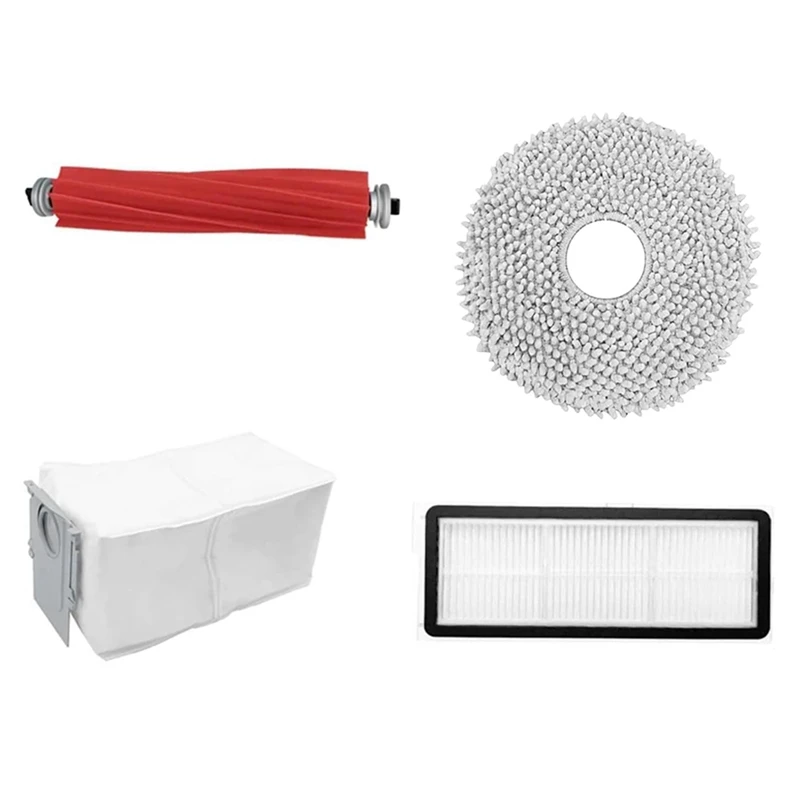 ABXH ل Roborock Qrevo S/Qrevo Maxv/Qrevo Pro جهاز آلي لتنظيف الأتربة فرشاة جانبية رئيسية ممسحة القماش تصفية استبدال أجزاء