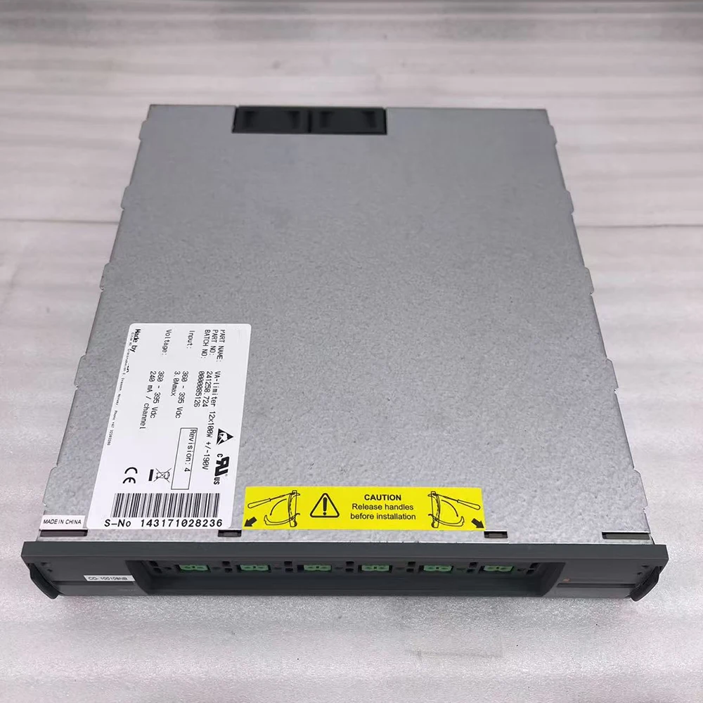 

Для модуля питания ELTEK A-Martmill ter 12x100 Вт+/-190 В 241258.724