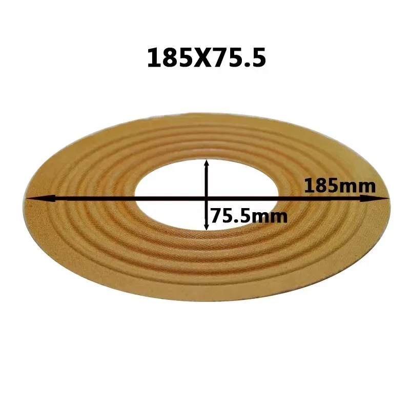 2pcs 185x75.5/185x100mm Elastic Wave Loudspeaker Subwoofer Woofer Bass Speaker Repair Spider Damper