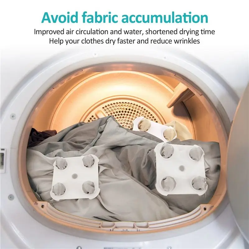 AB47-3PCS Bed Sheet Detangler Reduce And Make Clothes For Tumble Laundry To Reduce Drying Time For Blankest Clothing