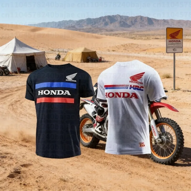 

Honda Men's 2026 Fashion Cotton T-shirt Skin-friendly and Breathable Summer High-quality Racing Clothes Short-sleeved Printing