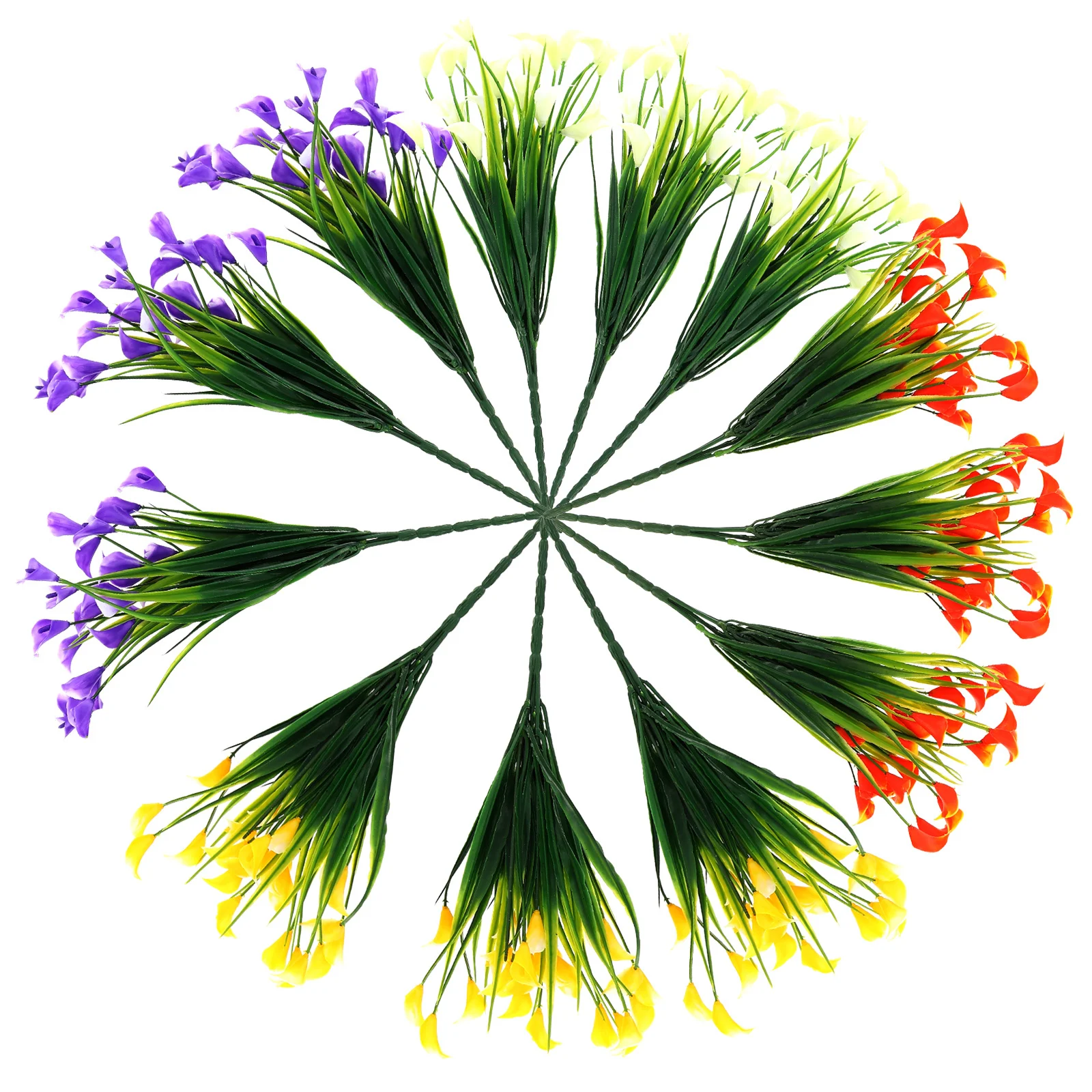 

Artificial Flowers Fake Bouquet for Birthday Celebration Sympathy Festival Home Garden Decoration Photo