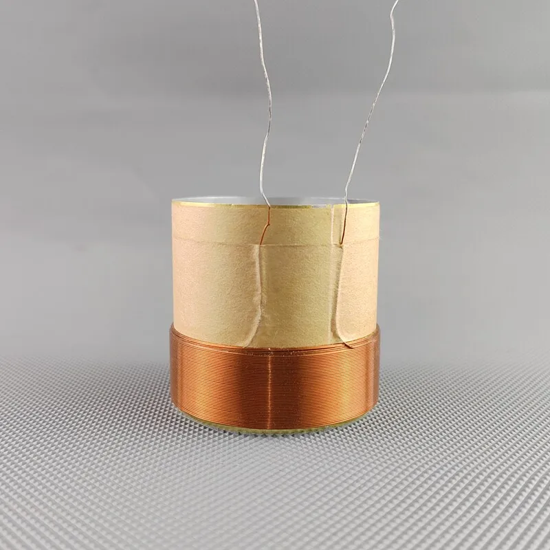 51.5-core, 4-layer white aluminum, low-frequency voice coil, 8 ohms, 51.5mm ASV four-layer round wire