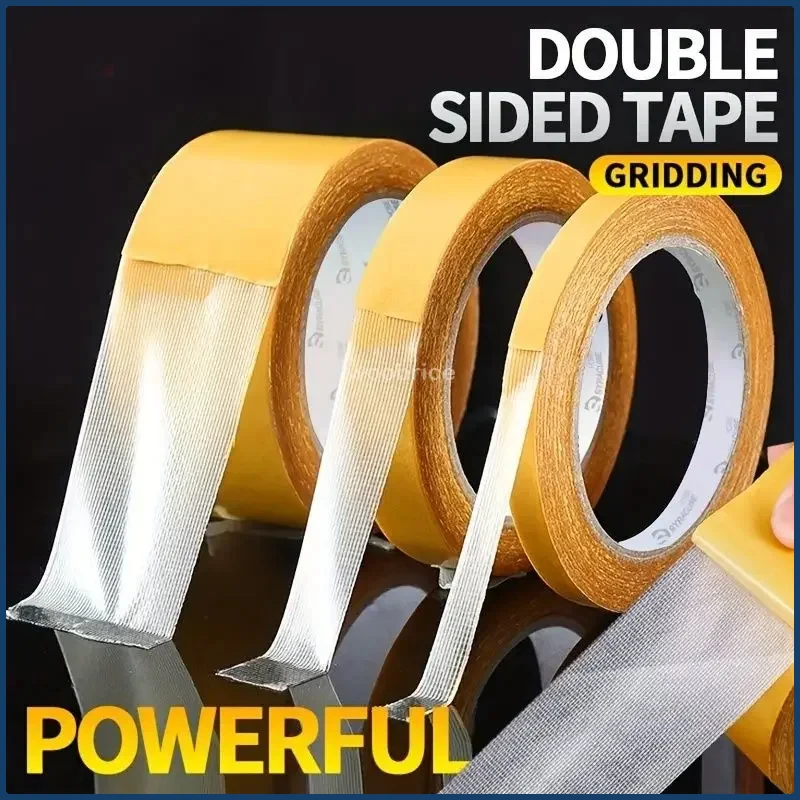 

Super Thin Strong Fixation Double Sided Adhesive Tape Heavy Duty Translucent Mesh Waterproof Traceless Powerful Grid Carpet Tape