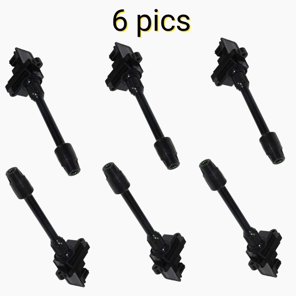 6pcs Auto Ignition Coils for INFINITI I30 1997 For NISSAN MAXIMA QX IV 1994-2000 2003 22448-31U11 2244831U00