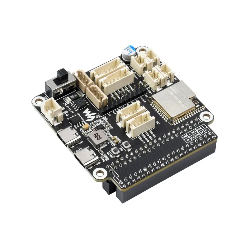 

WaveshareGeneral Driver board for Robots, Based on ESP32, multi-functional, supports WIFI, Bluetooth and ESP-NOW communications